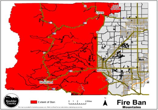 Boulder County Fire Ban