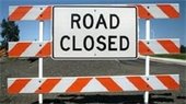 Railroad Ave Closed