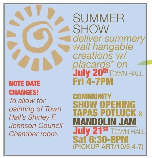 Summer Town Hall Art Show