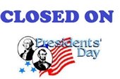 Presidents' Day Closure