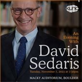 David Sedaris at Macky Auditorium
