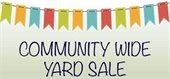Yard Sale Saturday Sept 13