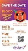 Lyons Blood Drive