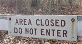 Area Closed