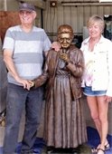 Public Unveiling Mrs LaVern Sculpture