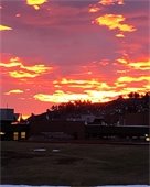 Sunrise over high school