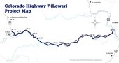 State Highway 7 Project Map