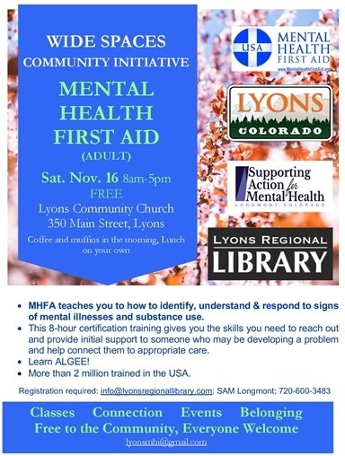 Mental health first aid