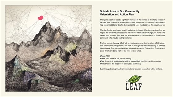 Suicide Loss in Our Community