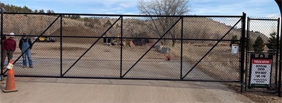 Wastewater Treatment Plant Gate