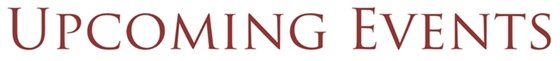 Upcoming Events